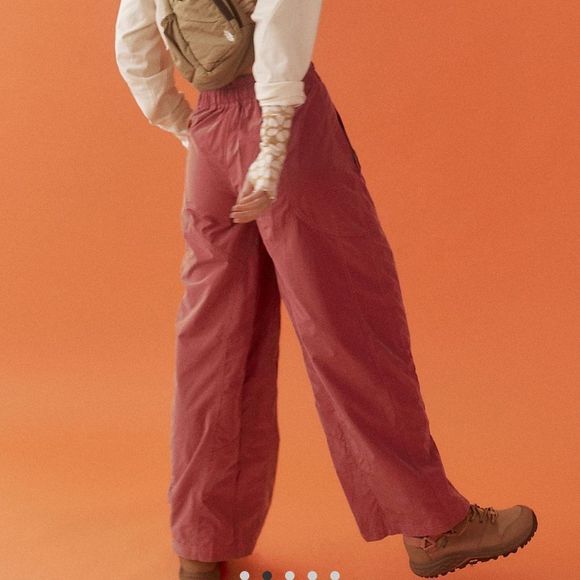 Free People stadium pants in henna M NWT - Picture 2 of 6